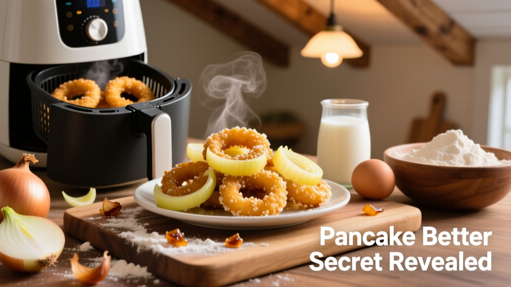 Air Fryer Onion Rings Using Pancake Batter: How To