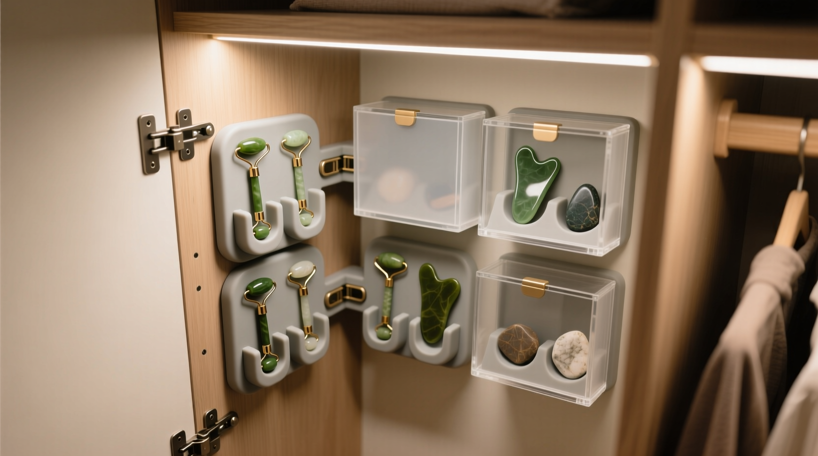 closet organization tips for fragile beauty tools