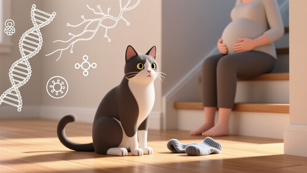 Would pregnancy change the behavior of a cat? Yes
