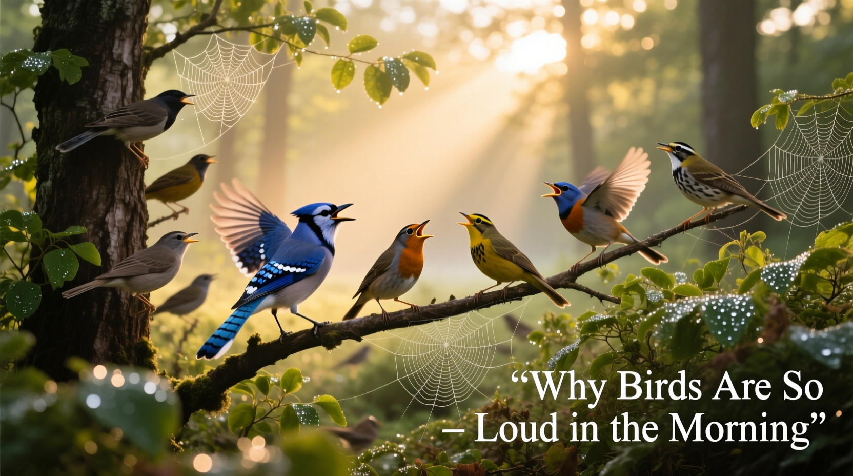 why are birds so loud in the morning