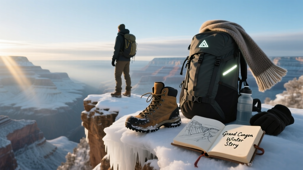 Grand Canyon in Winter: Story 2 — Snow, Solitude, and Strategic Gear Testing