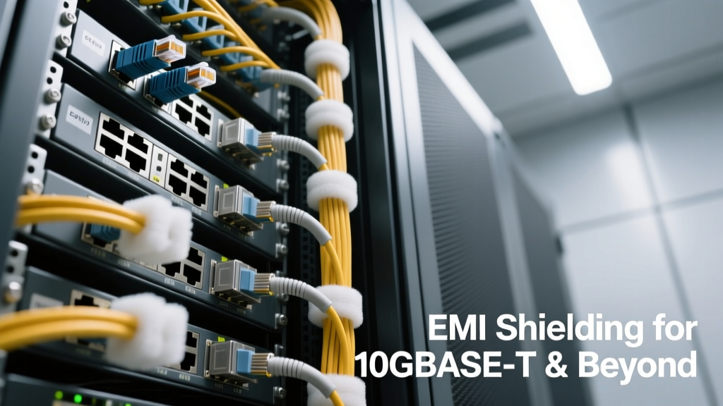 Guard Against EMI for 10GBASE-T and Beyond: Practical Shielding, Grounding, and Infrastructure Strategies