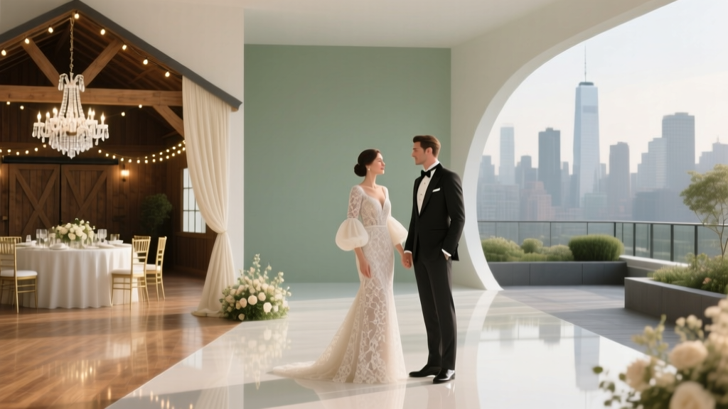 Wedding Ceremony and Reception at Different Venues