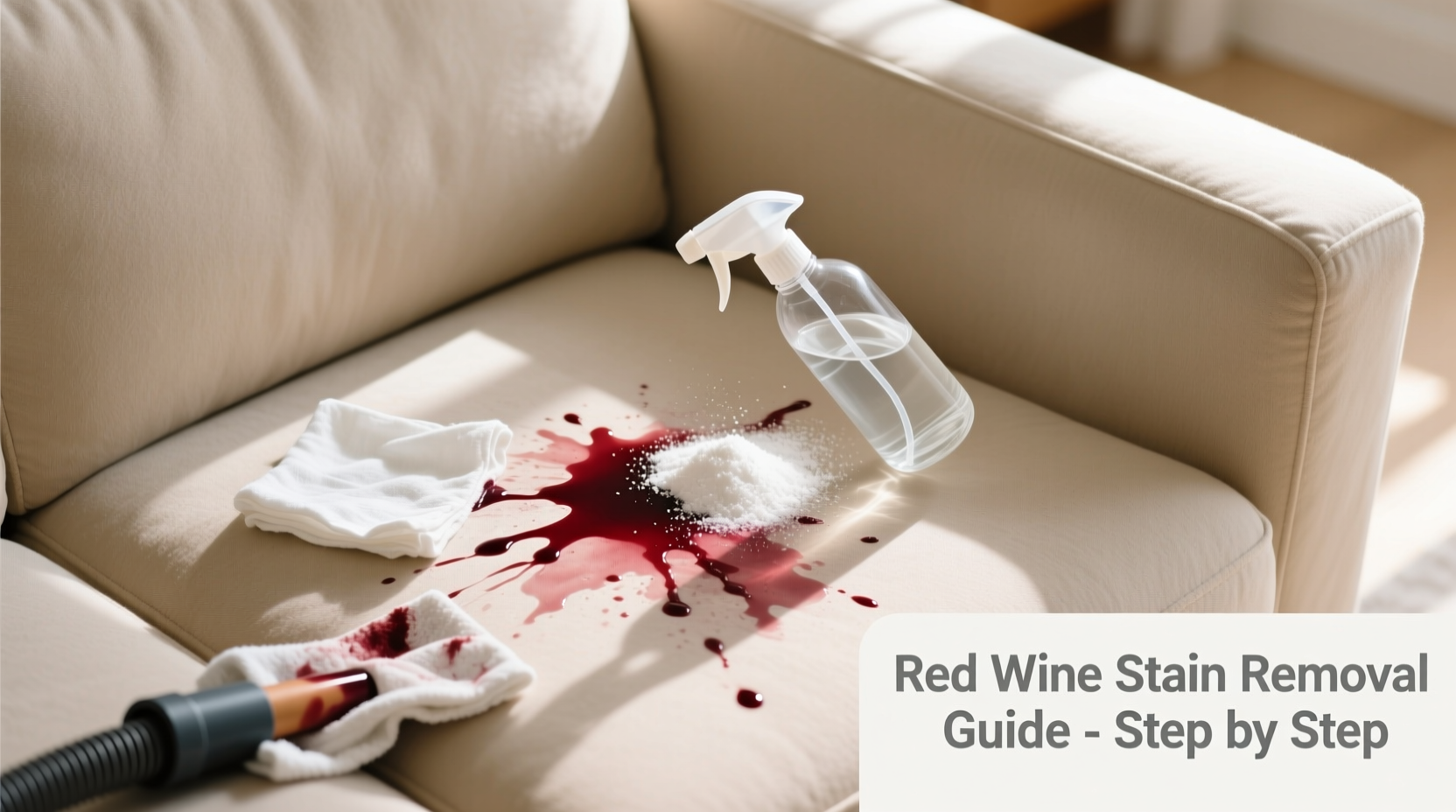 how to remove red wine stains from your favorite beige couch
