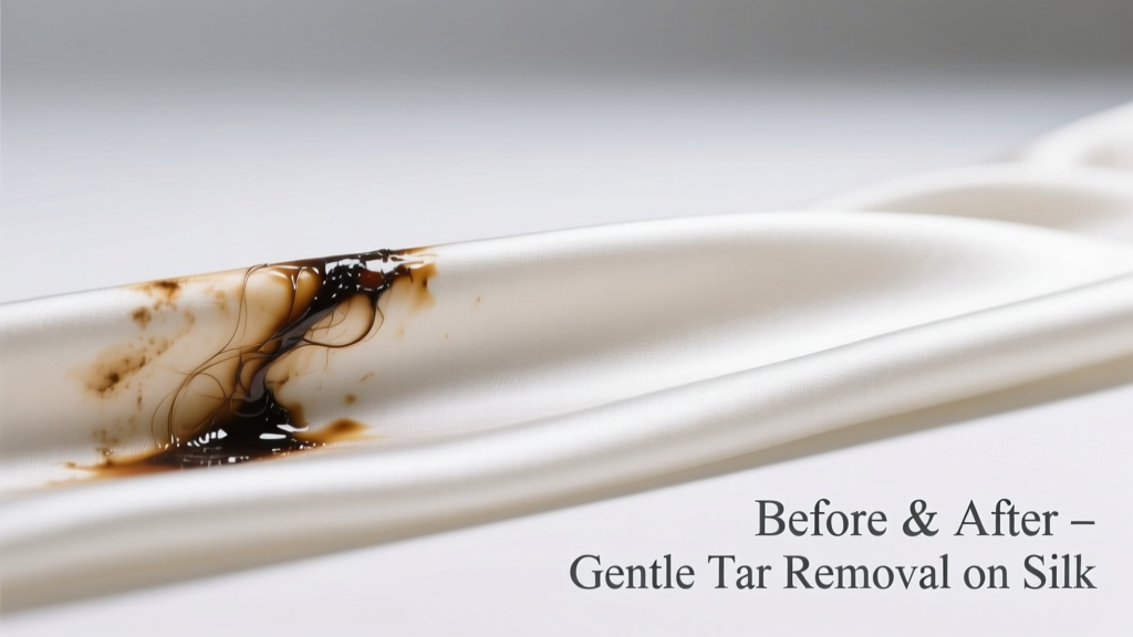 How to Remove Tar from Silk Safely and Effectively