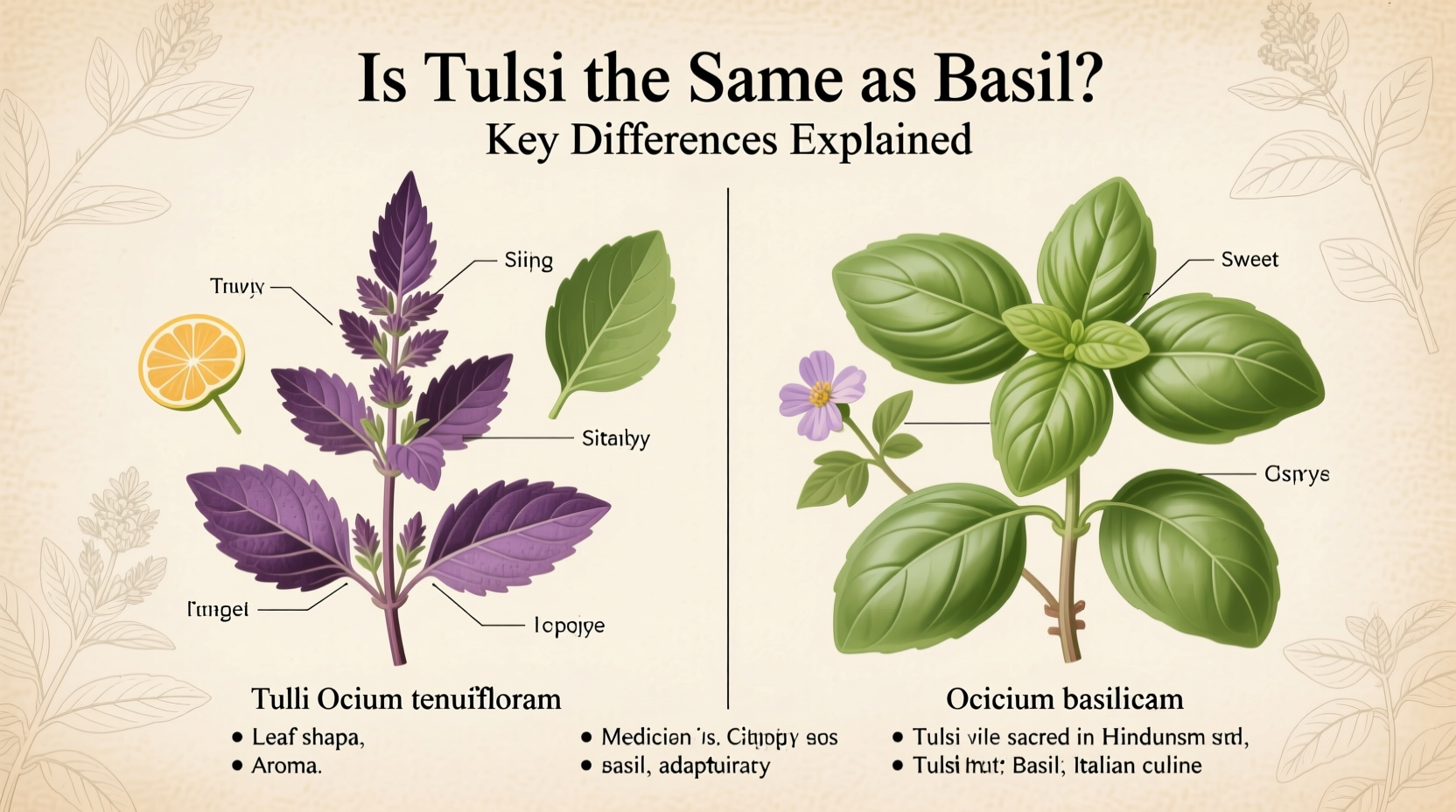 Tulsi vs Basil: 5 Key Differences | TheHomeSprouts