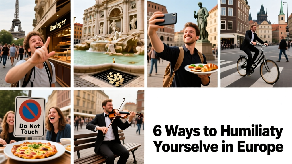 6 Ways To Humiliate Yourself In Europe: Cultural Blunders That Stick Like Parisian Metro Gum