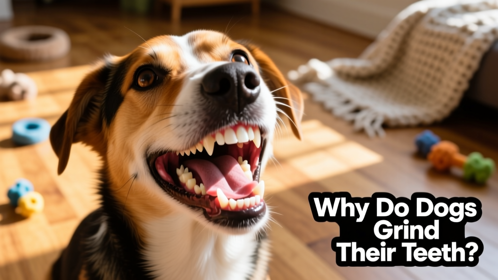 Close-up of a dog's mouth showing teeth alignment and healthy gums