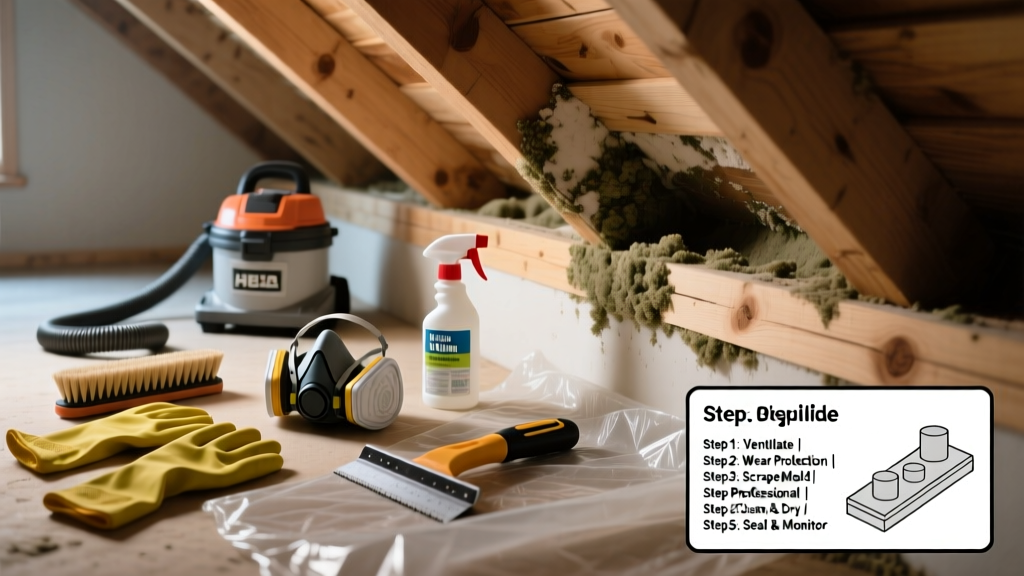 How to Fix Mold in Attic: Step-by-Step Repair Guide