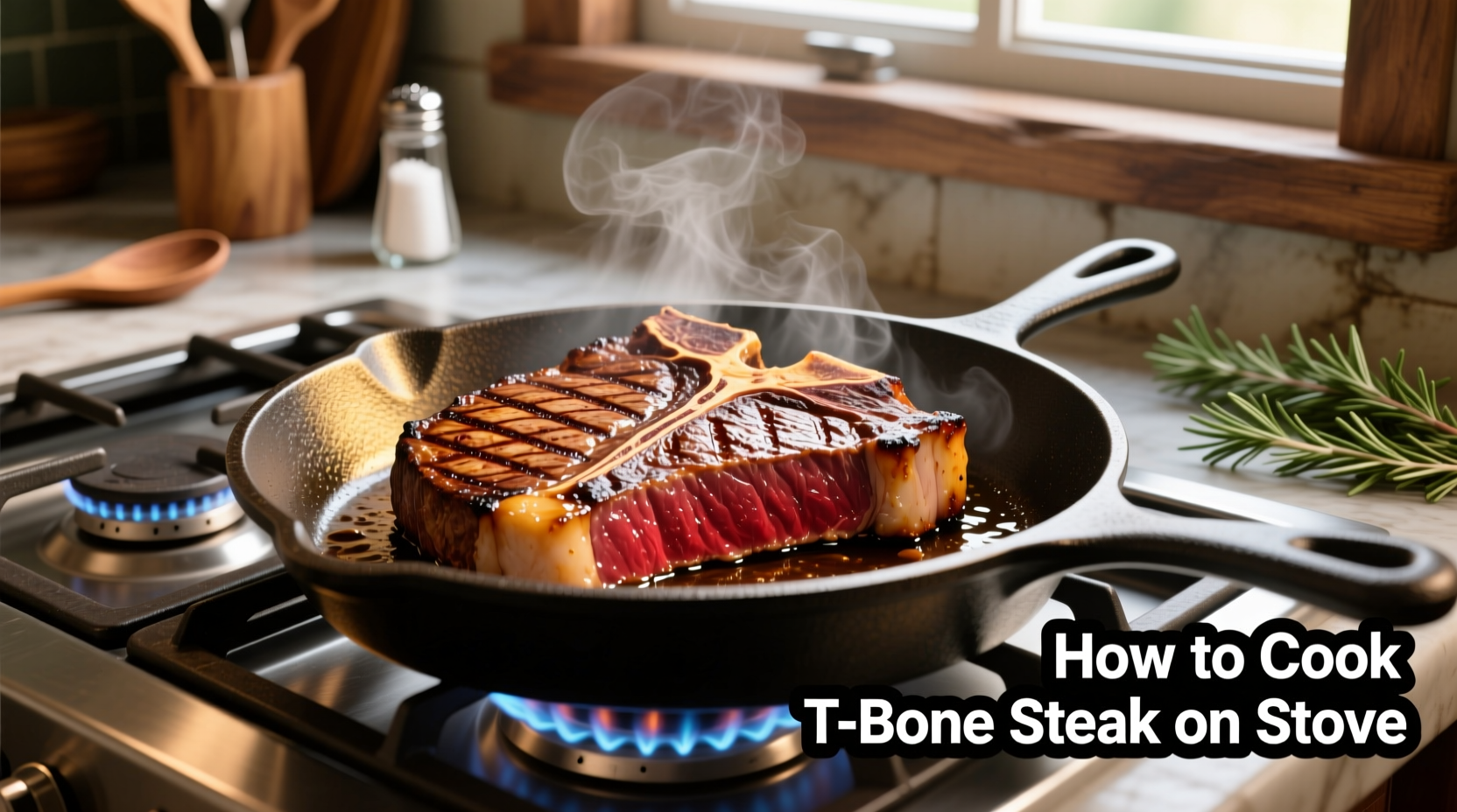 how to cook t bone steak on stove