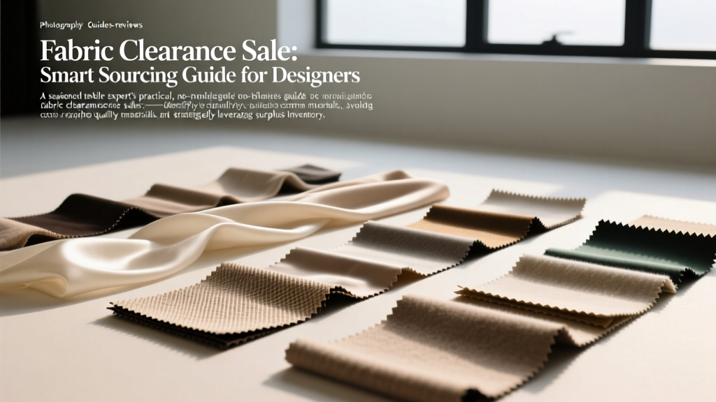 Fabric Clearance Sale: Smart Sourcing Guide for Designers