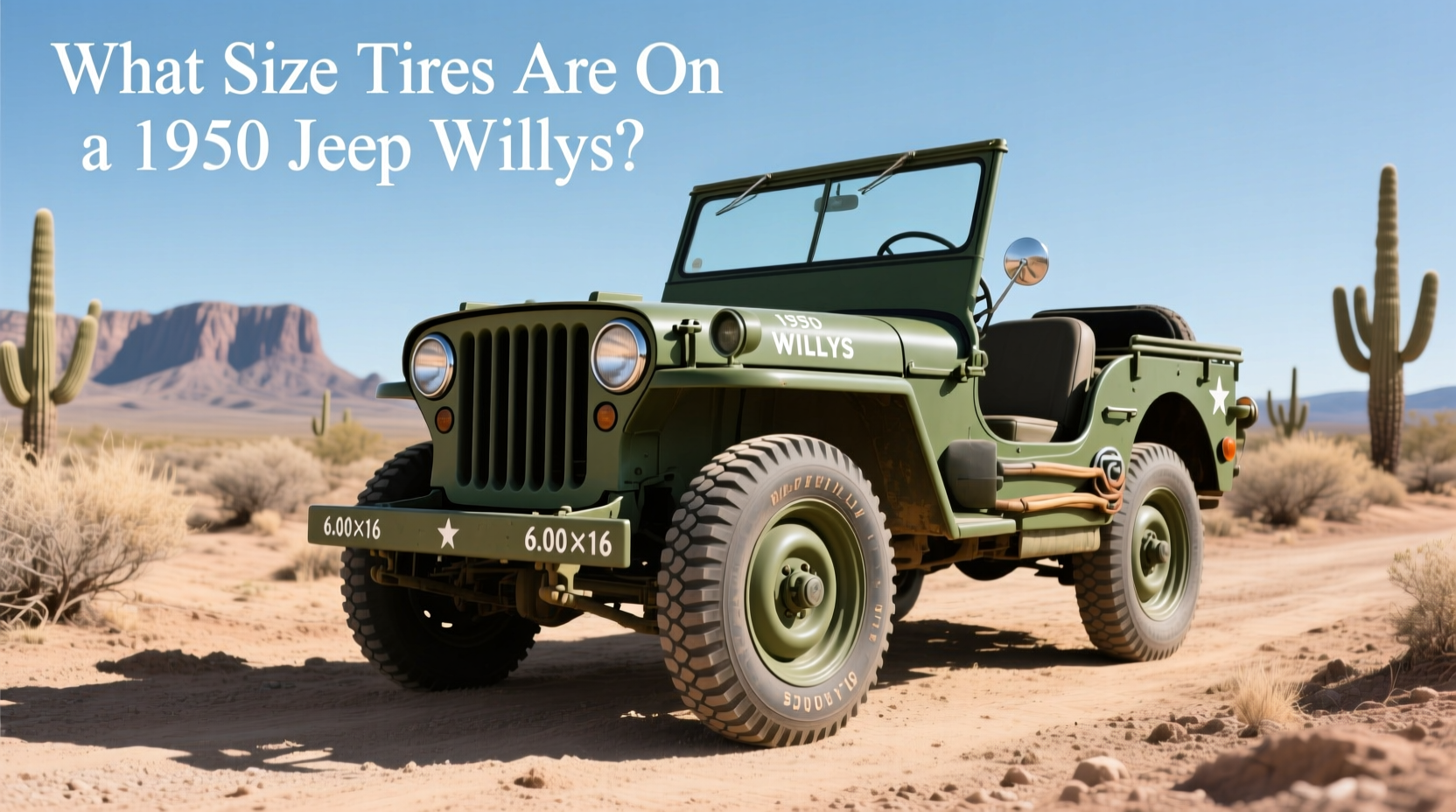 1950 willys jeep tire sizes buying guide