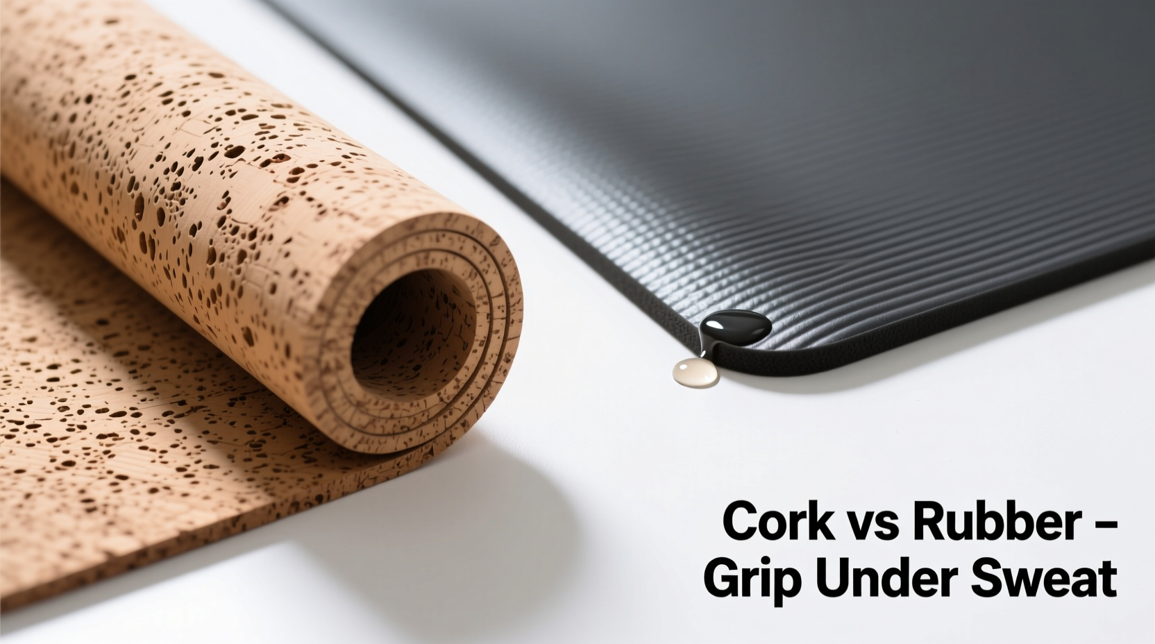 cork yoga mat vs rubber which provides better grip for sweat
