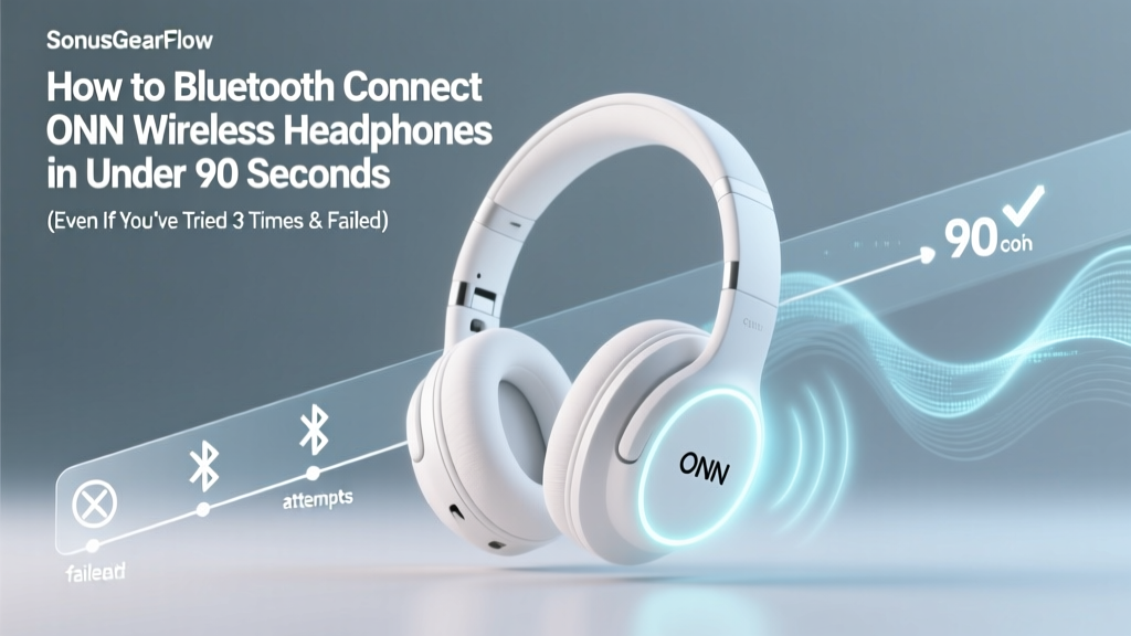 ONN Wireless Headphones Bluetooth Pairing Guide