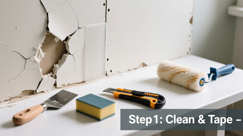 Fix Cracked Drywall in Bathroom: Step-by-Step Repair