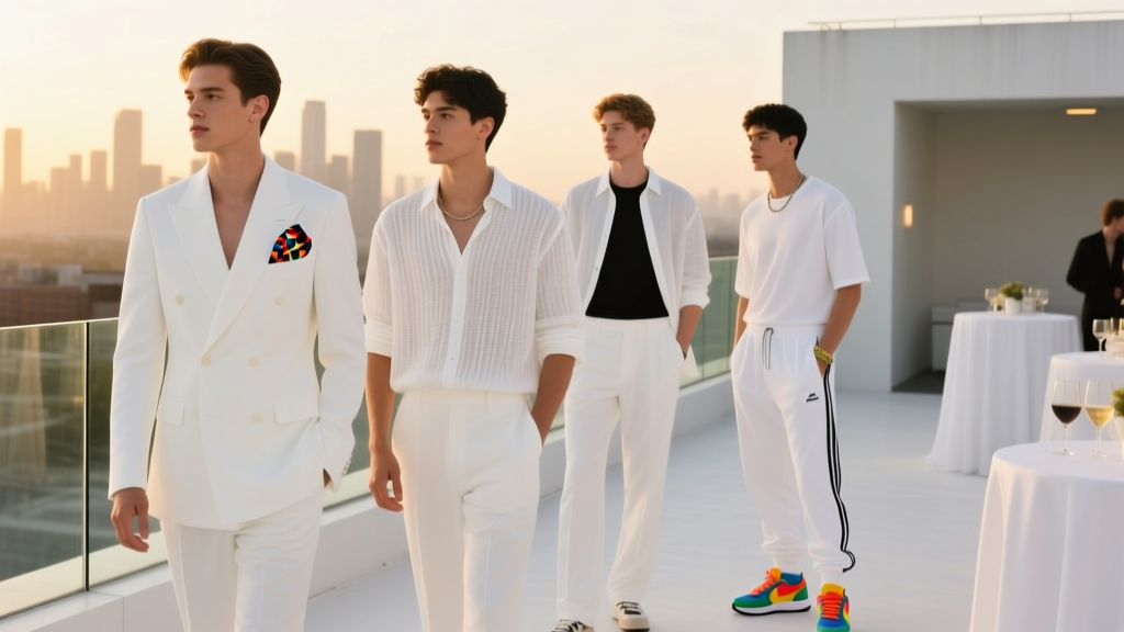 White Party Outfits for Guys: 7 Stylish Formulas (2026)