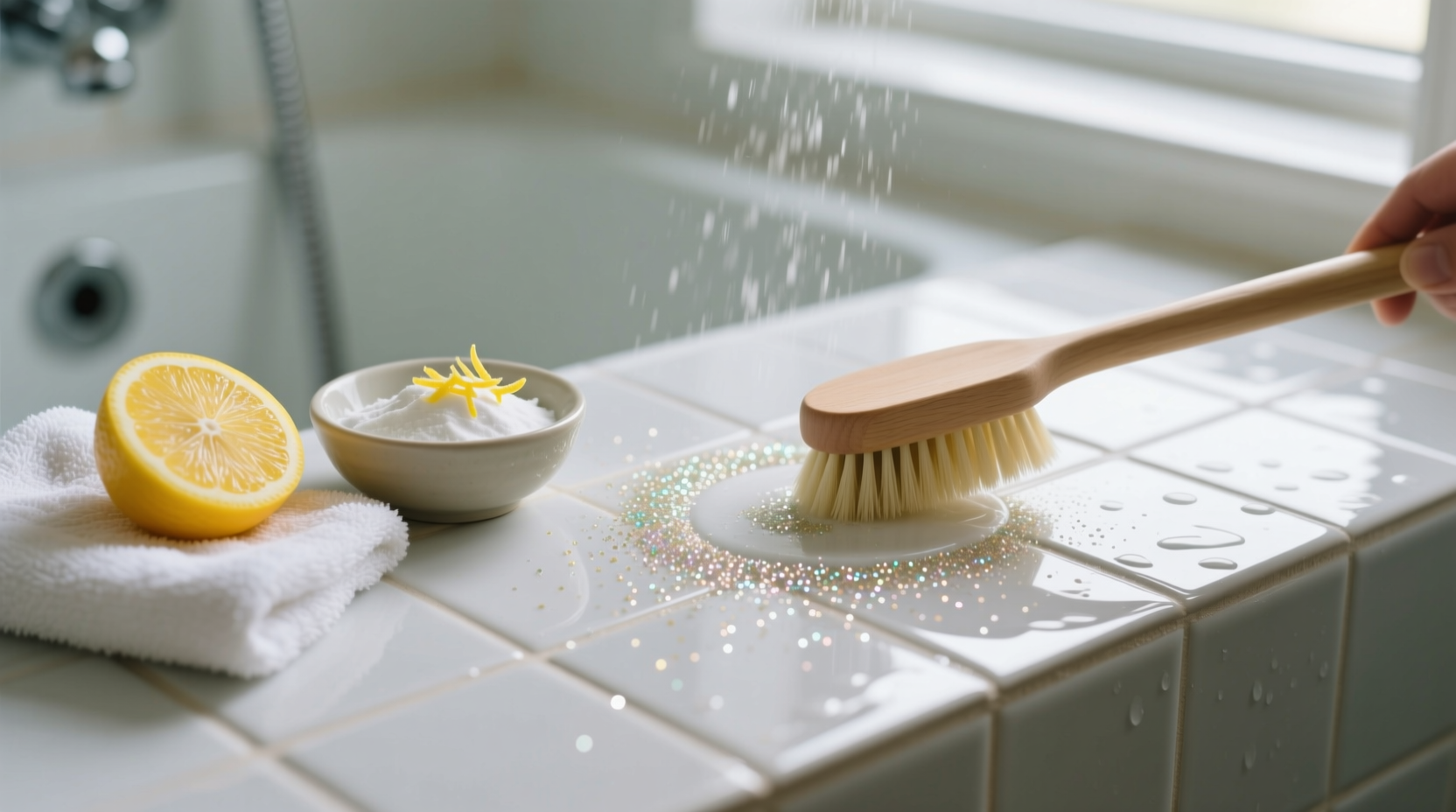 eco friendly glitter removal baking soda citrus zest