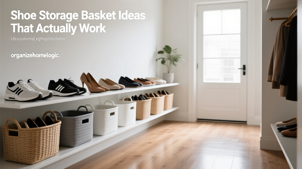 Shoe Storage Basket Ideas That Actually Work
