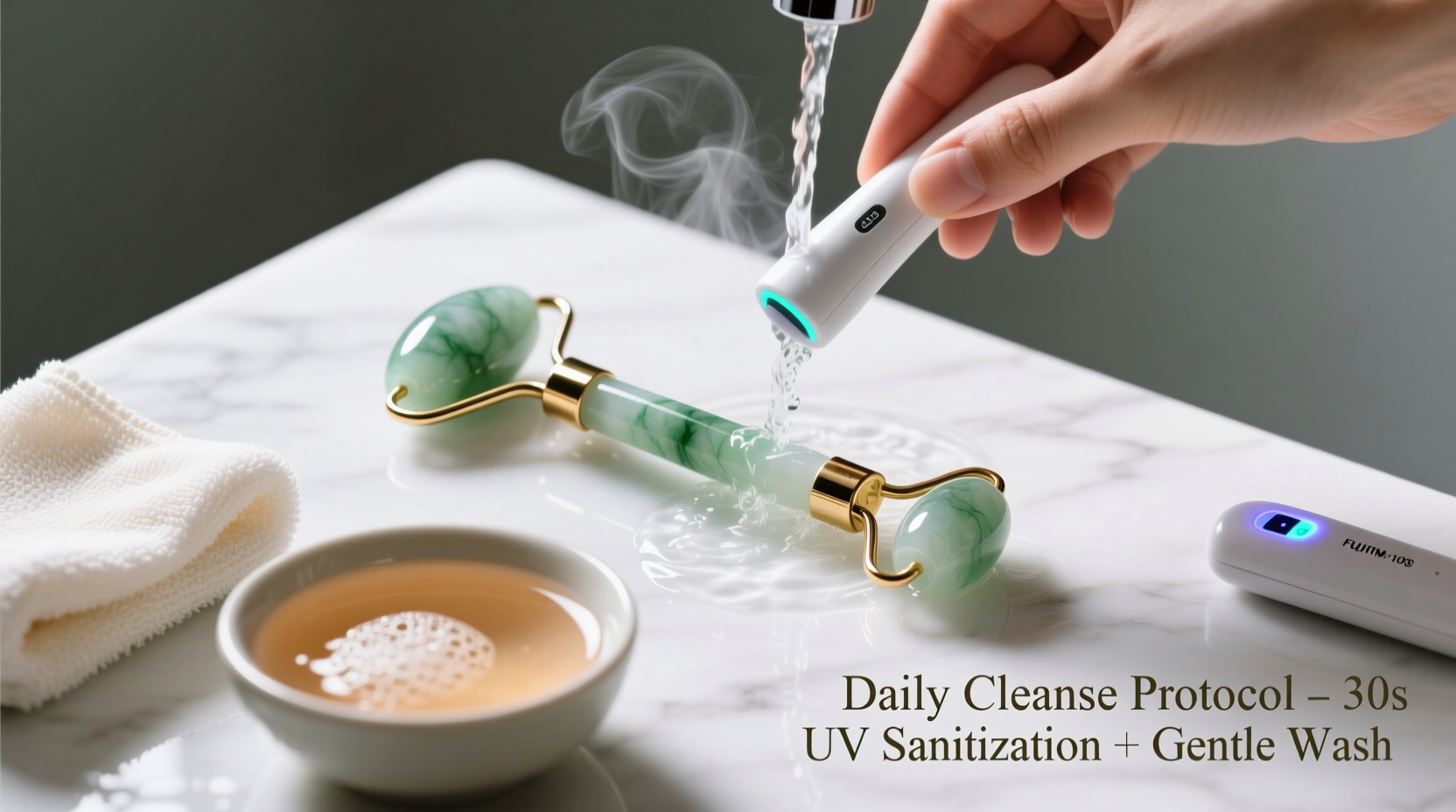 are jade face rollers hygienic with daily use cleaning protocols