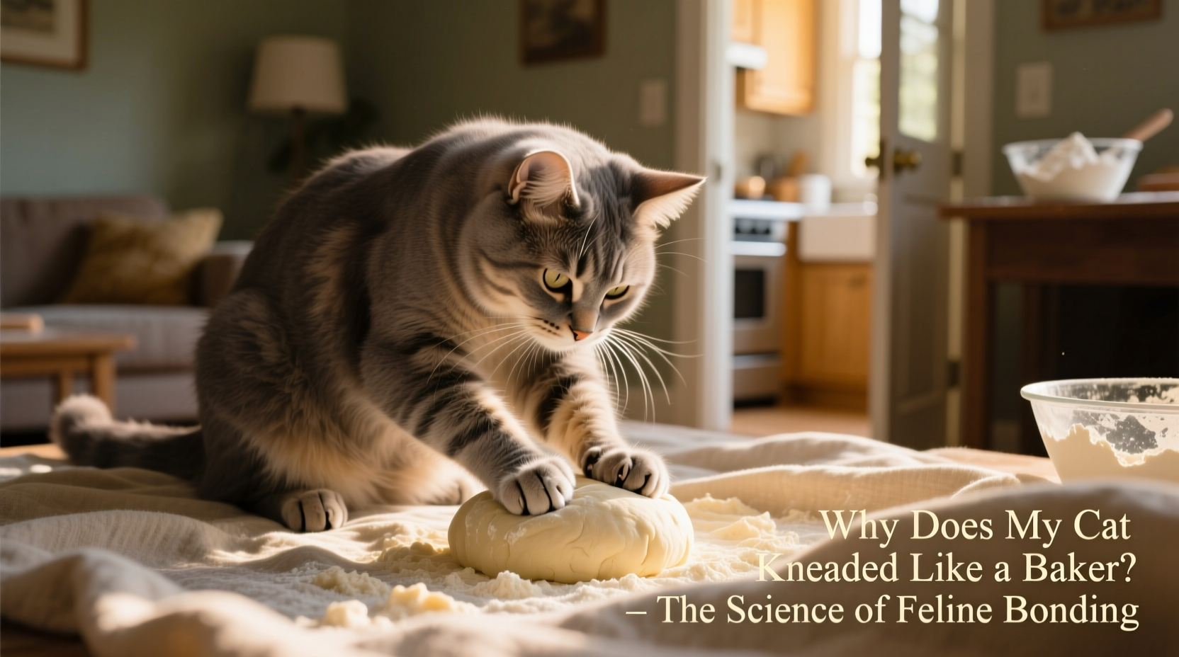 why does my cat knead like a baker and what it says about bonding