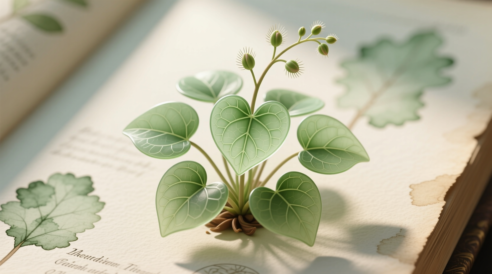 small heart shaped leaves plant