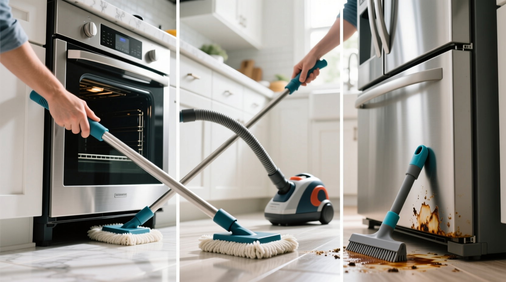 three ways to clean under your oven and refrigerator wi