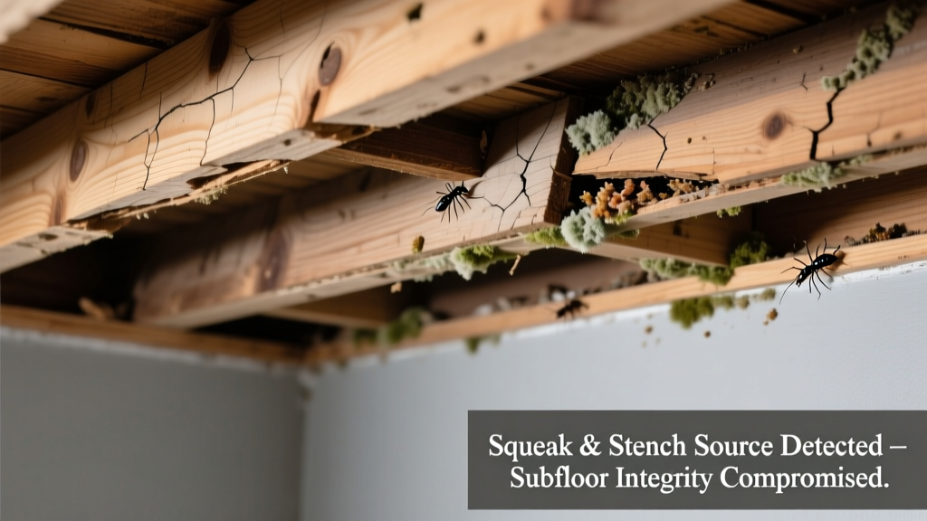 Subfloor Squeaky Smells Bad: Quick Diagnosis