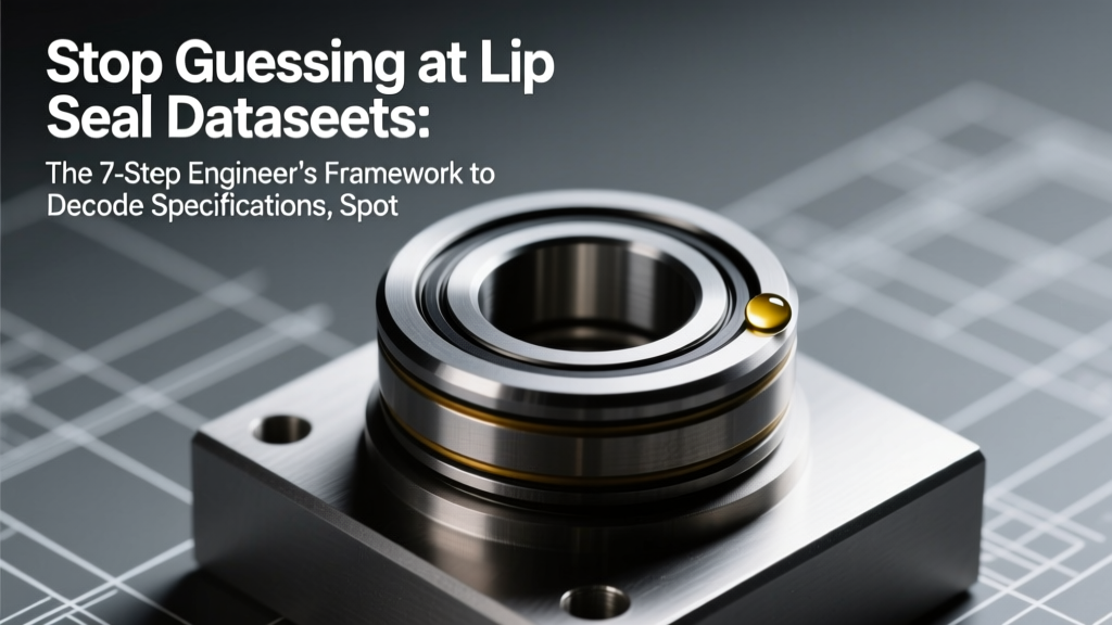 Lip Seal Datasheet Decoder: 7-Step Engineer’s Guide