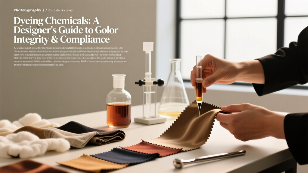 Dyeing Chemicals: A Designer’s Guide to Color Integrity & Compliance