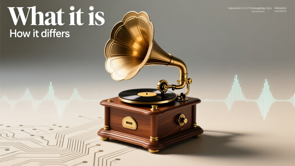 Gramophone vs Phonograph: Key Differences Explained