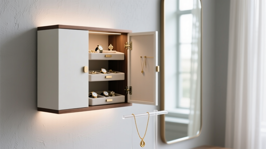 How to Mount a Wall Mounted Jewelry Armoire