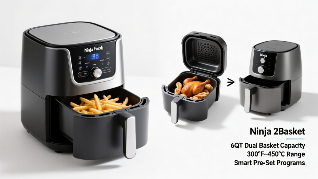 Ninja Foodi 2-Basket Air Fryer 6-Qt Review