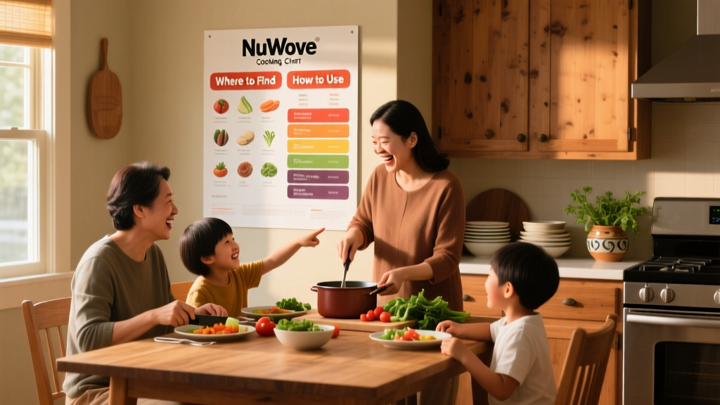 NuWave Cooking Chart: Where to Find & How to Use It