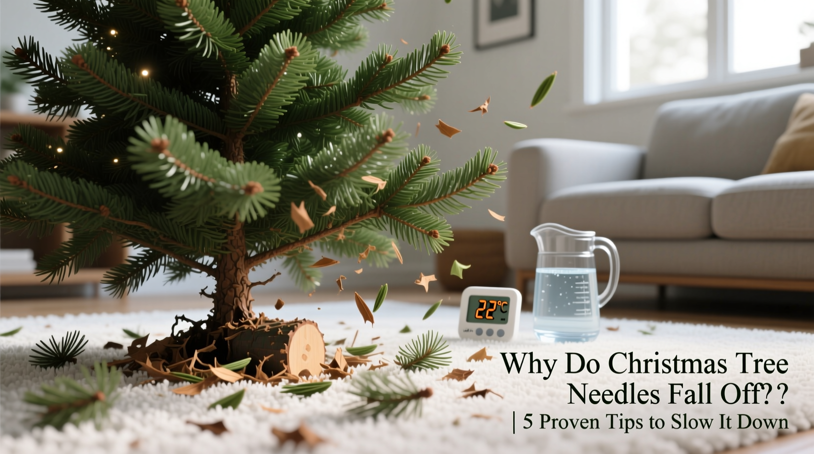 why do christmas tree needles fall off so fast and how to slow it down