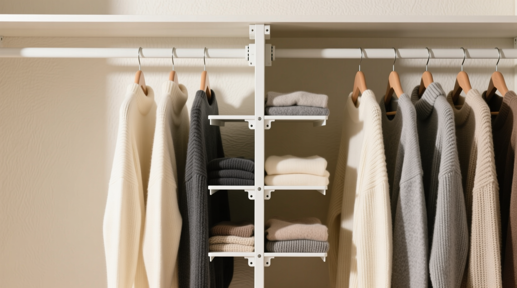 closet shelf dividers for knitwear truths tactics