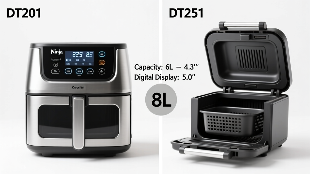 Ninja Foodi DT201 vs DT251: Real Differences Revealed