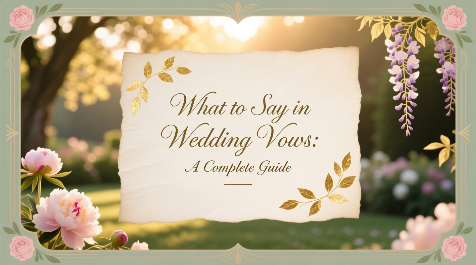 what to say in wedding vows