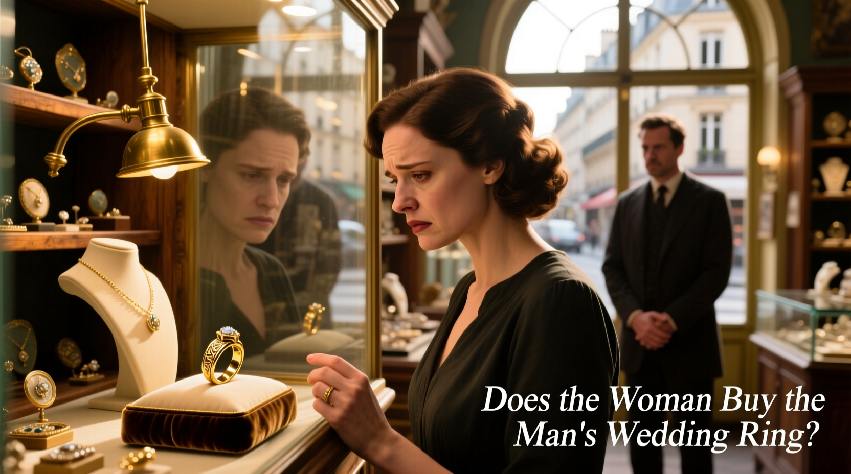 does woman buy man wedding ring