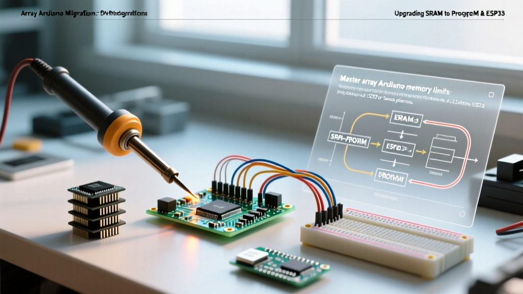 Array Arduino Migration: Upgrading SRAM to PROGMEM & ESP32