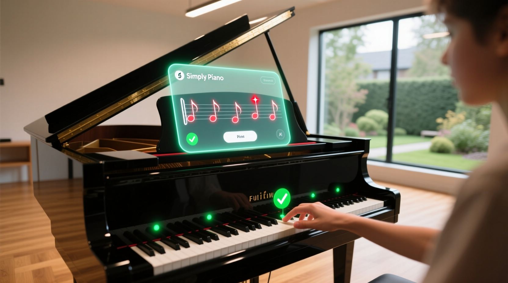 simply piano teaches you piano listens and corrects yo