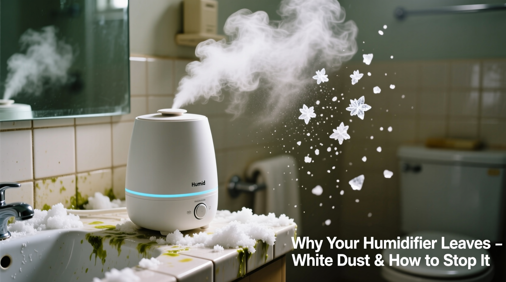 why does my humidifier leave white dust everywhere and how to prevent it