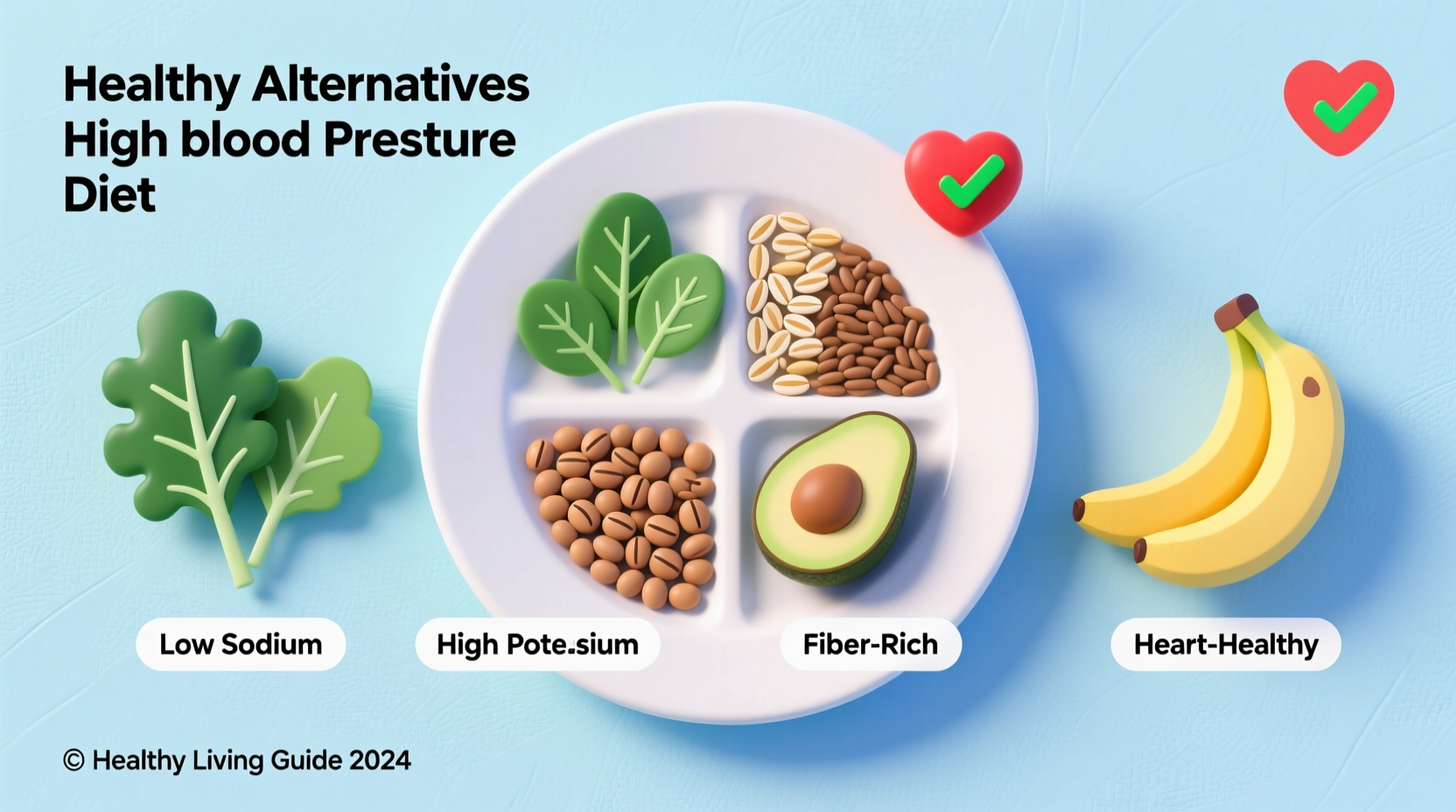 Healthy alternatives for high blood pressure diet