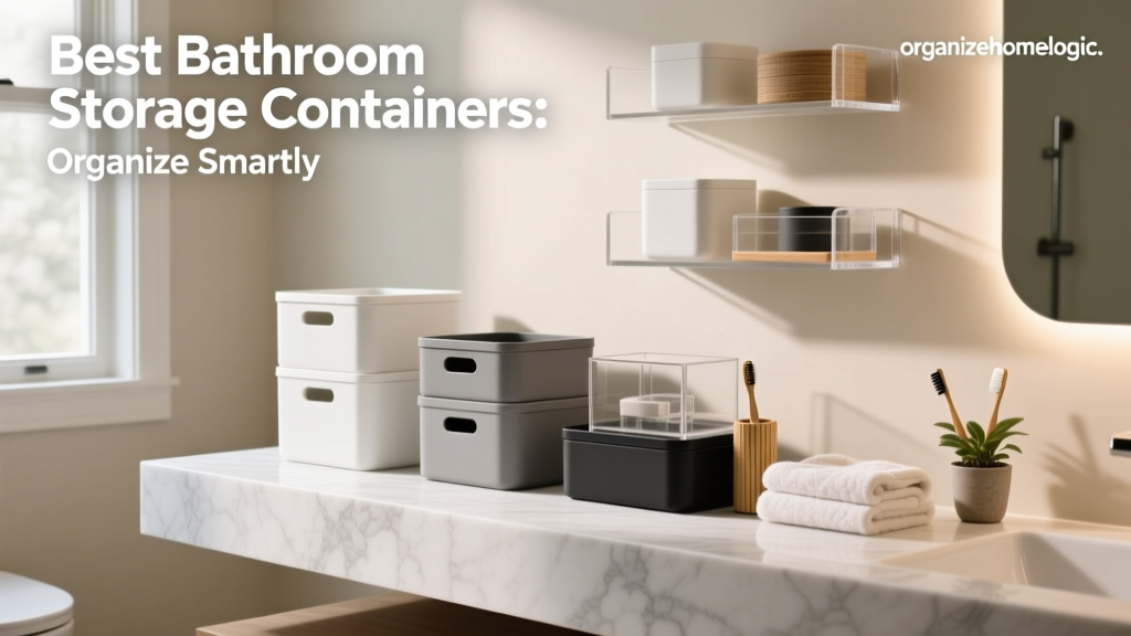 Best Bathroom Storage Containers: Organize Smartly