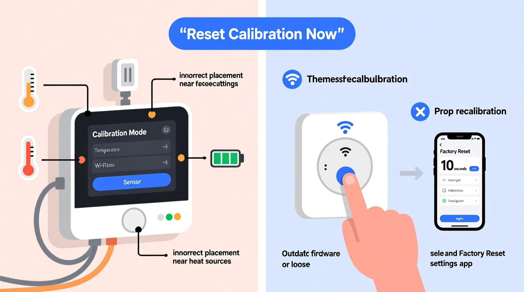 why is my smart thermostat giving weird readings how to recalibrate it