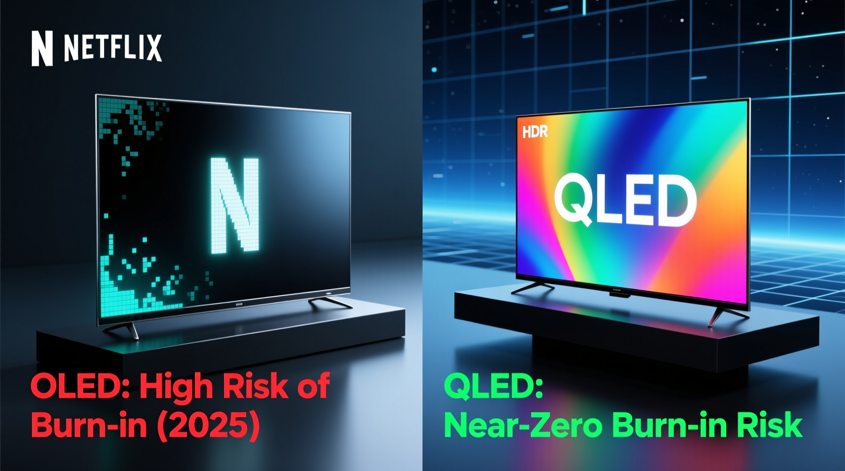 Oled Tv Vs Qled Is Burn In Still A Real Concern In 2025