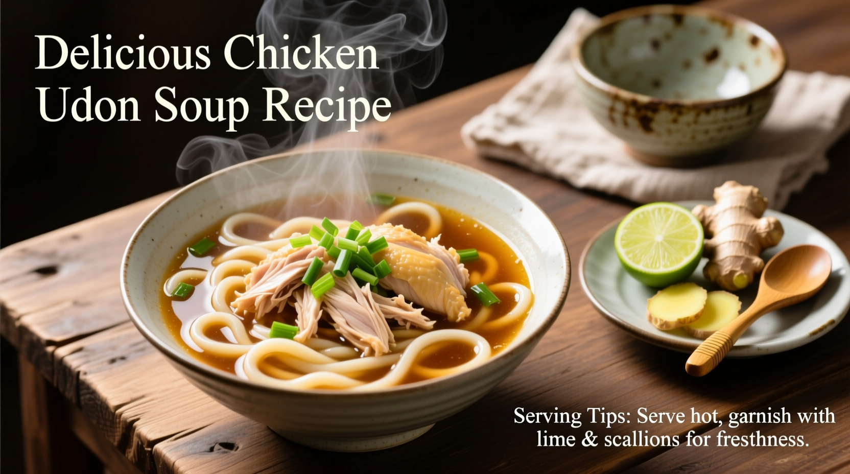 delicious chicken udon soup recipe and serving tips