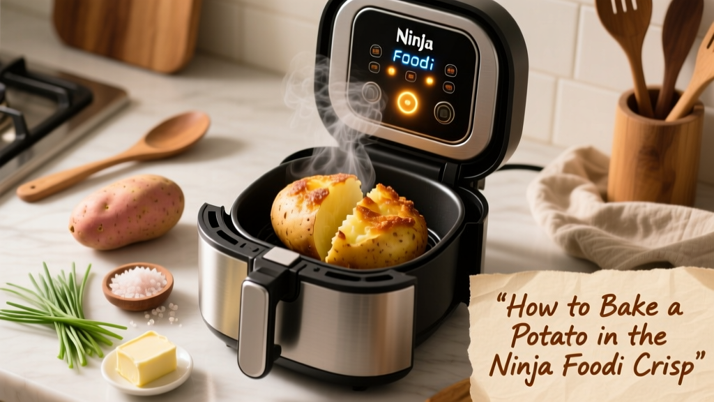 How to Bake a Potato in the Ninja Foodi (Crisp & Fluffy!)