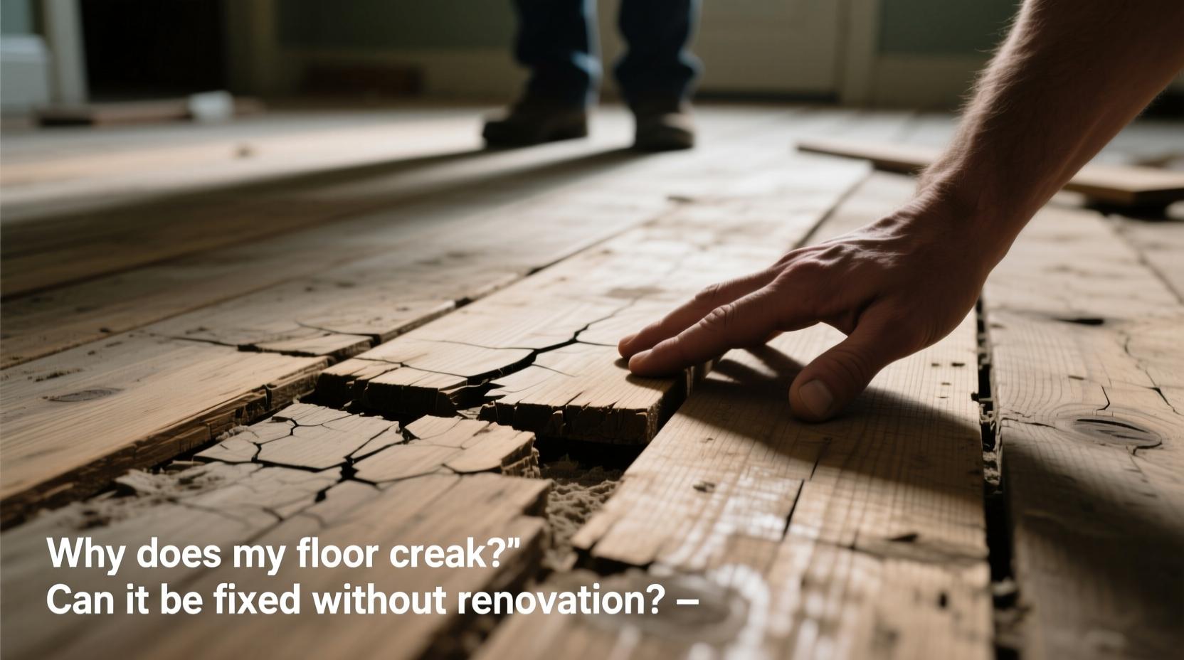 why does my floor creak and can you fix it without renovation