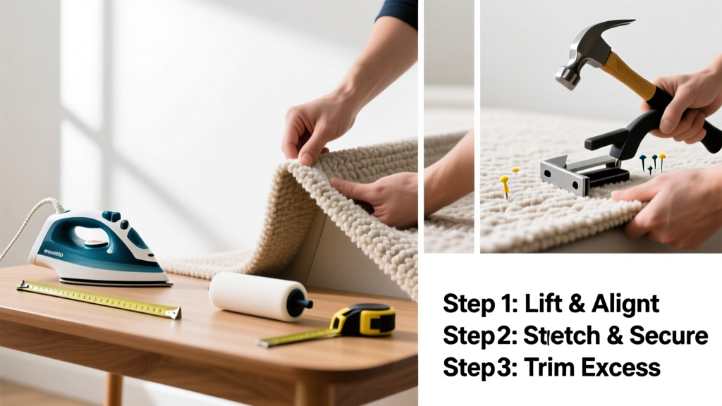 How to Fix Carpet Wrinkles in Your Living Room