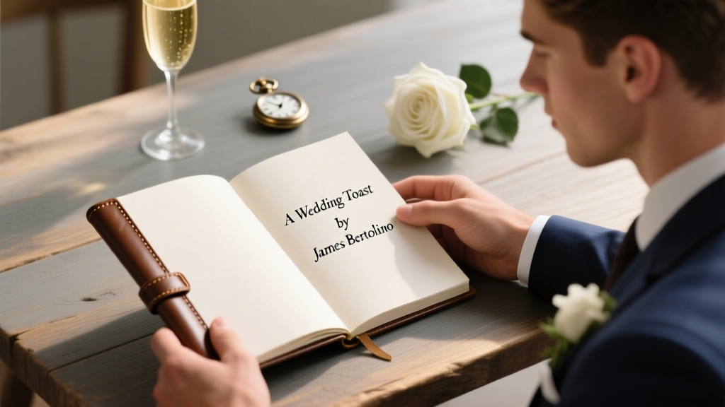 Wedding Toast Template: James Bertolino’s Groomsman Speech